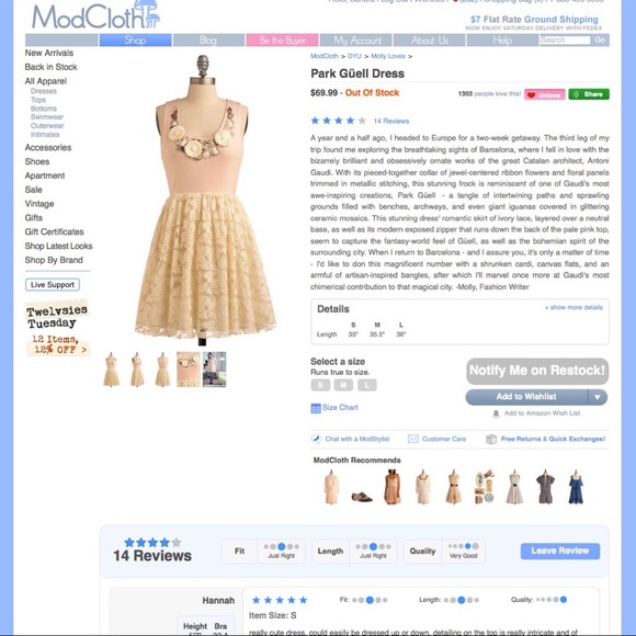 ModCloth Park Guell Dress - Picture 7 of 8